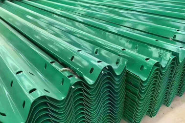 Powder Coating Highway Crash Barrier Customized Color High Performance